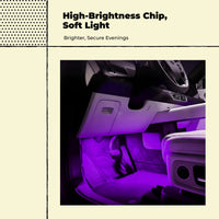 LED footwell light, easy install