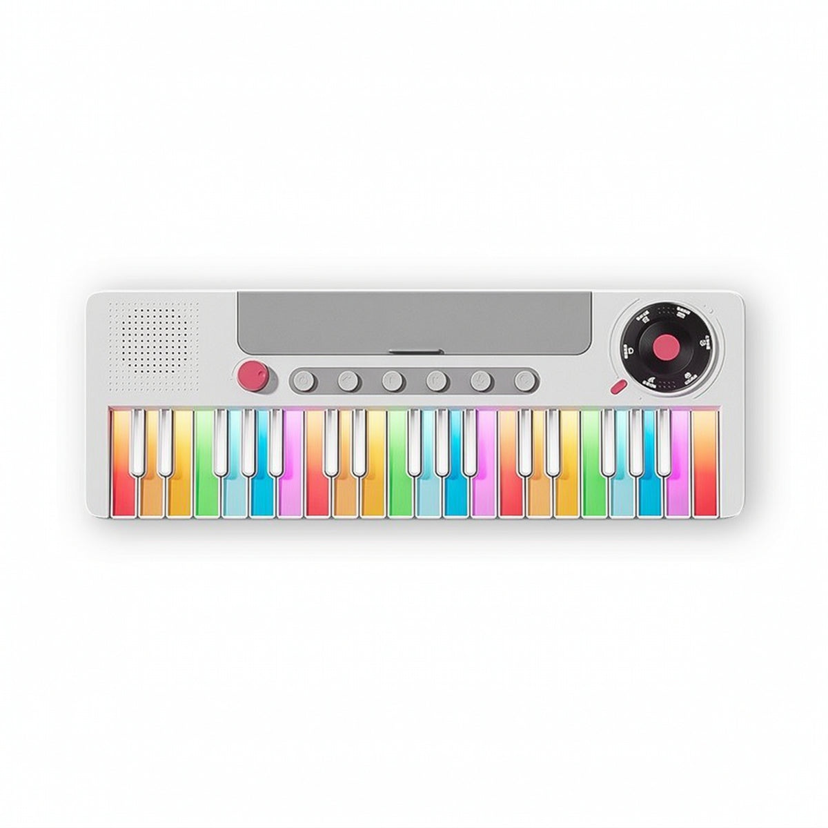 Electronic Kids Piano Built-in Speakers Tabletop Keyboard Multifunctional Toy Piano for Young Children