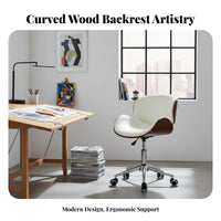revolving Bentwood Chair century modern-centuryera Modern design Bentwood Task Chair for Students