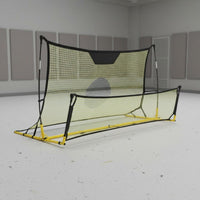 Indoor Outdoor Use Portable Football Rebound Net Folding Soccer Rebounder for Backyard