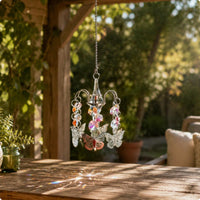 Chandelier Crystal Ornament Rainbow Reflection Room Decor Faceted