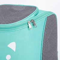 Cat Backpack Pet Carrier Backpack with Large Capacity Oxford Material, Portable Pet Carrier Cat Travel Bag for Hiking with Top Opening Mesh Window