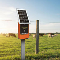 Solar Electric Fence Power Single-Unit Weather Resistant Solar Fence Charger