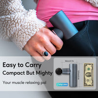 Metal Brushless Mini Fascia Gun with Hot and Cold Therapy