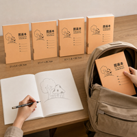 A4 Sketchbook for Kids, Tearable Blank Drawing Pad for Kindergarten & Primary School Art, Ink-Proof