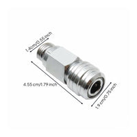 Second Stage Quick Disconnect Chromed Brass Pressure Controller Quick Disconnect
