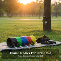 11 Pieces 11 Piece Resistance Tube Set Portable Home Gym Resistance Bands Set