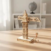 Wooden cranes Model Educational cranes Model Hands on Science Kit for Children