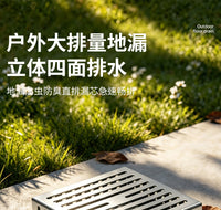 Patio Floor Drain 304 Stainless Steel Outdoor Garden Drain Cover 30x30