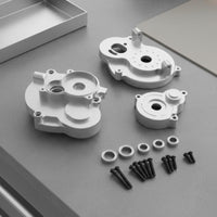 Aluminum Motor Gearbox Case CNC Machined RC Car Transmission exterior Upgrade Part RC Car Transmission Housing for Rock Crawling