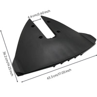 Outboard Propulsion Pressure Plate Hydrofoil Plate with Mounting Brackets Heavy-Duty Stabilizer Fin with Outboard Motor for Motorboats