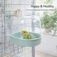 Bird Bath Tub Pet Bird Bath Box, Hanging Bathtub Bird Cage, Bath Cage for Parrot Owners, Bird Bath C - Image 8