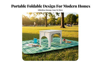 Space Saving Foldable Kids Table Lightweight Portable children's Desk Multifunctional Plastic Folding Study Table Easy to Clean for Preschoolers, Party Hosts, Kindergarten, Indoor, Playroom, Outdoor