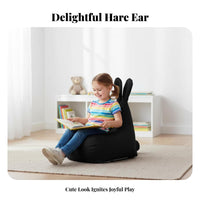 Bunny Ear Floor Lounger Lightweight Bean Bag Chair Nordic Design for Children