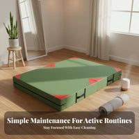 Parkour Training Mat Versatile Fighting Arts Tumbling Mat Impact Absorption High Jump Landing Pad for Cheerleaders, Climbing Gym, Gymnasium, School