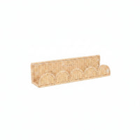 Rattan-Style Basket Woven Wall-Mounted Basket Slim for Bedroom, Living Room