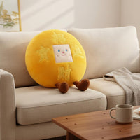 Fortunate Ingot Soft Pillow Gift Cartoon Wealth Cushion Back Support