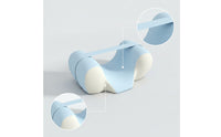 Contoured Side Sleep Support Pillow Ergonomic Neck Support Pillow Supportive Textured for Bed, Recliner