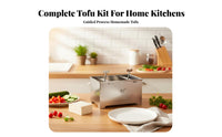 Food-Grade Stainless Steel Tofu Mold Long-Lasting Homemade Tofu Creator without Paneer Press Mold Easy to Use for Vegetarians, Home Cooks, Health Enthusiasts, Meal Planning