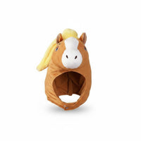 Fuzzy Horse Head Hat Photo Prop Funny Creature Costume Hat for Party