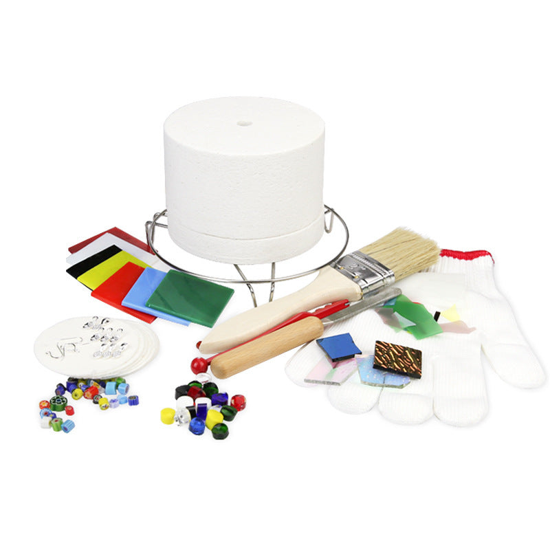 DIY Microwave Kiln for Melting Glass Jewelry Making - 15 Piece Set