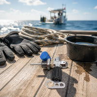 Cylinder Fitting Repair Tool Stainless Steel Scuba Tank Control Tool Easy Installation and Removal Maintenance Gear for Divers