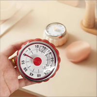 Mechanical Kitchen Timer Compact Stick-on Kitchen Timer Space Saving