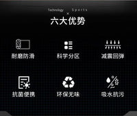敏捷梯训练垫防滑多功能软梯步伐跳格子训练橡胶体育体能训练