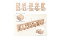 Unfinished Math Puzzle with Challenge Cards Interlocking Number Puzzle with Cards Child-Centered Educational Game Preschool for Classroom
