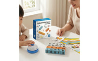 Letter Blocks Large Spelling Game Picture Game Cards Phonics Practice Wooden Spelling Letters Hand-Eye Coordination for Children