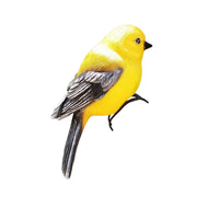 Resin Bird Ornament Feather Texture Garden Decor Easy to Hang for Potted Plants