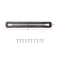 Multi-Functional Track Mount Tie down Eyelet Marine Grade Rail Mount Anchor Point Wide Compatibility for Kayakers
