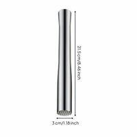 Stainless Steel Muddler Rust Resistant Drink Smashing Rod Food Bar Tool for Home