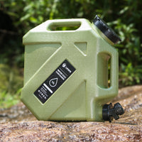 10L PE Outdoor Water Bucket with Faucet for Camping and Car