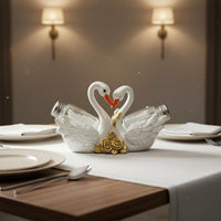 Swan Salt and Pepper Shakers Light Luxury Couple Swan Seasoning Bottle Holder