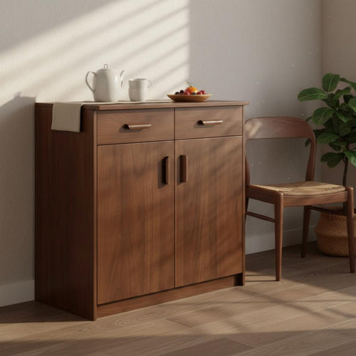 Buffet Cabinet Coffee Bar Cabinet Dining Room Storage Cabinet Kitchen Storage Credenza with Sturdy Wooden Construction Spacious Drawers Suitable for Dining Room Kitchen Living Room