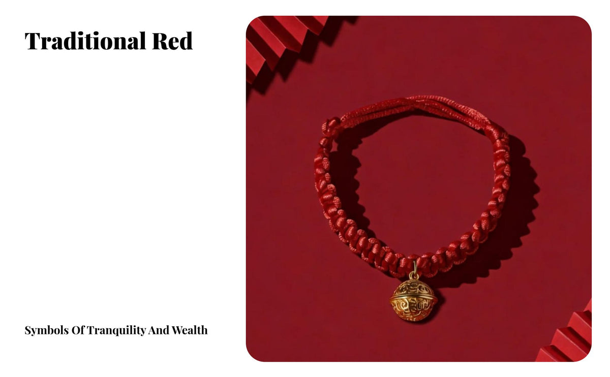 Pet with Lucky Charm Handmade Red String Pet Eye-Catching Design Gentle Pup Necklace for Cats, Dogs, Festivals, Daily Wear, Photo Shoots