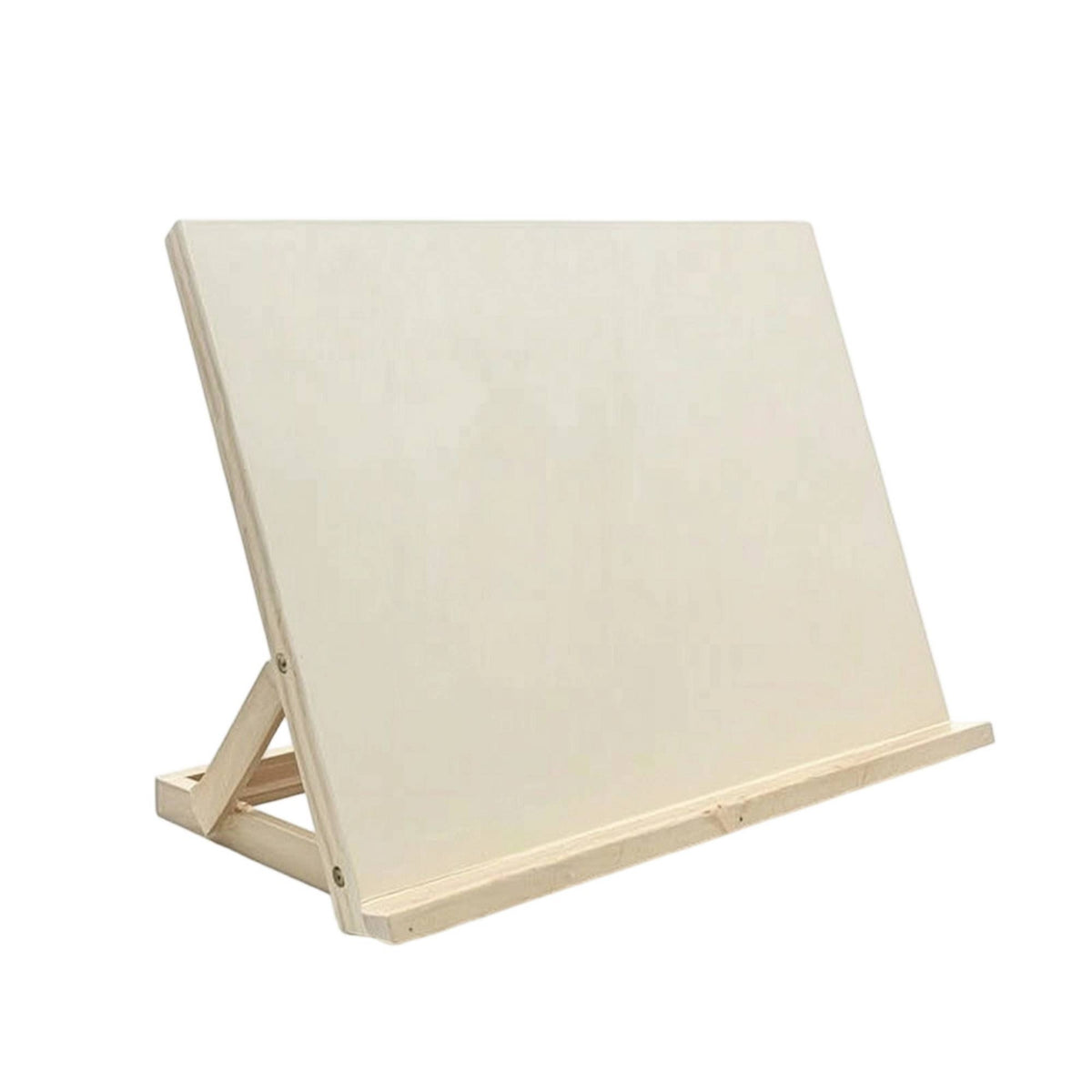 Wooden Desktop Easel Foldable Tabletop Easel Adjustable Sketch Board with Support Smooth for Classroom