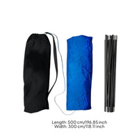 Beach Canopy Tent Curved Tunnel Canopy Tent Slim Poles for Sand