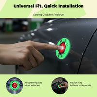 Luminous Keyhole Sticker, Reflective Ring, Waterproof Decor