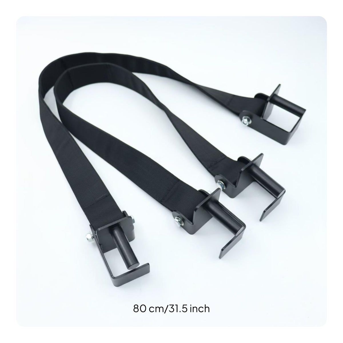 Multi Size Fit Gym Safety Belt Adjustable Barbell Support Strap Snap Hooks for Powerlifters, Weightlifters, Weight Room