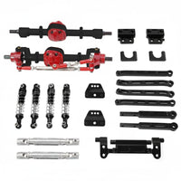 1/12 Scale Metal Chassis Parts Wear-Resistant Metal RC Car Upgrade Kit Easy Installation Hobby Vehicle Accessories