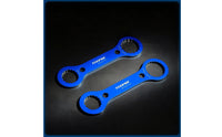 2 Pieces Aluminum Alloy Bottom Bracket Wrench Double-Ended Bike Bottom Bracket Wrench Flat Notched for Cyclists, Mechanics, Bike Maintenance, Workshop