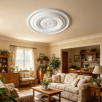 Round Ceiling Medallion European Design Decorative Light Base Waterproof