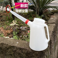带刻度塑料机油壶加油壶注油器汽修机油枪手动加机油油壶5升套装