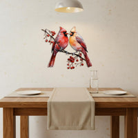 Two Birds on Branch Wall Decor Colorful Songbird Wall Decor Nature Art for Living Room, Entryway, Bedroom