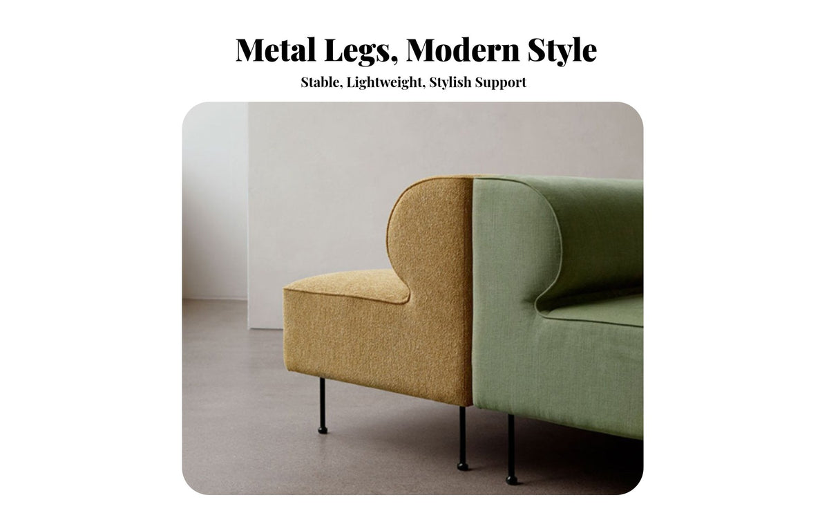 Upholstered 2-Seater Nordic design Upholstered Loveseat Light Luxury Sofa for Apartment Dwellers, Interior Designers, Hotel Lobby, Reception Area, attic