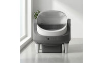 App-Controlled Smart Litter Box with Waste Drawer Open-Top Self-Cleaning Litter Box Scoopwithout Pet Supply for Indoor, Living Room
