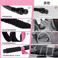 跨境脚蹬拉力器仰卧起坐辅助拉力器健身器足蹬美腿家用脚踩拉力绳