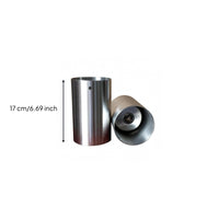 Polished Silver Stainless Steel Golf Cup Nested Inner Construction Stainless Steel Putting Cup Cylindrical Golf Training Hole